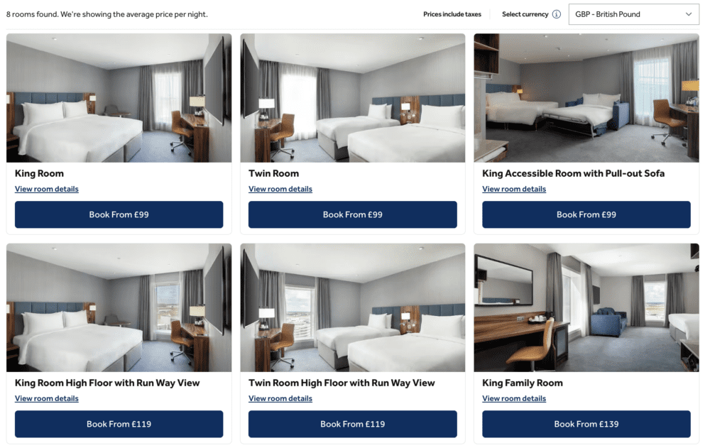 a screenshot of a hotel room